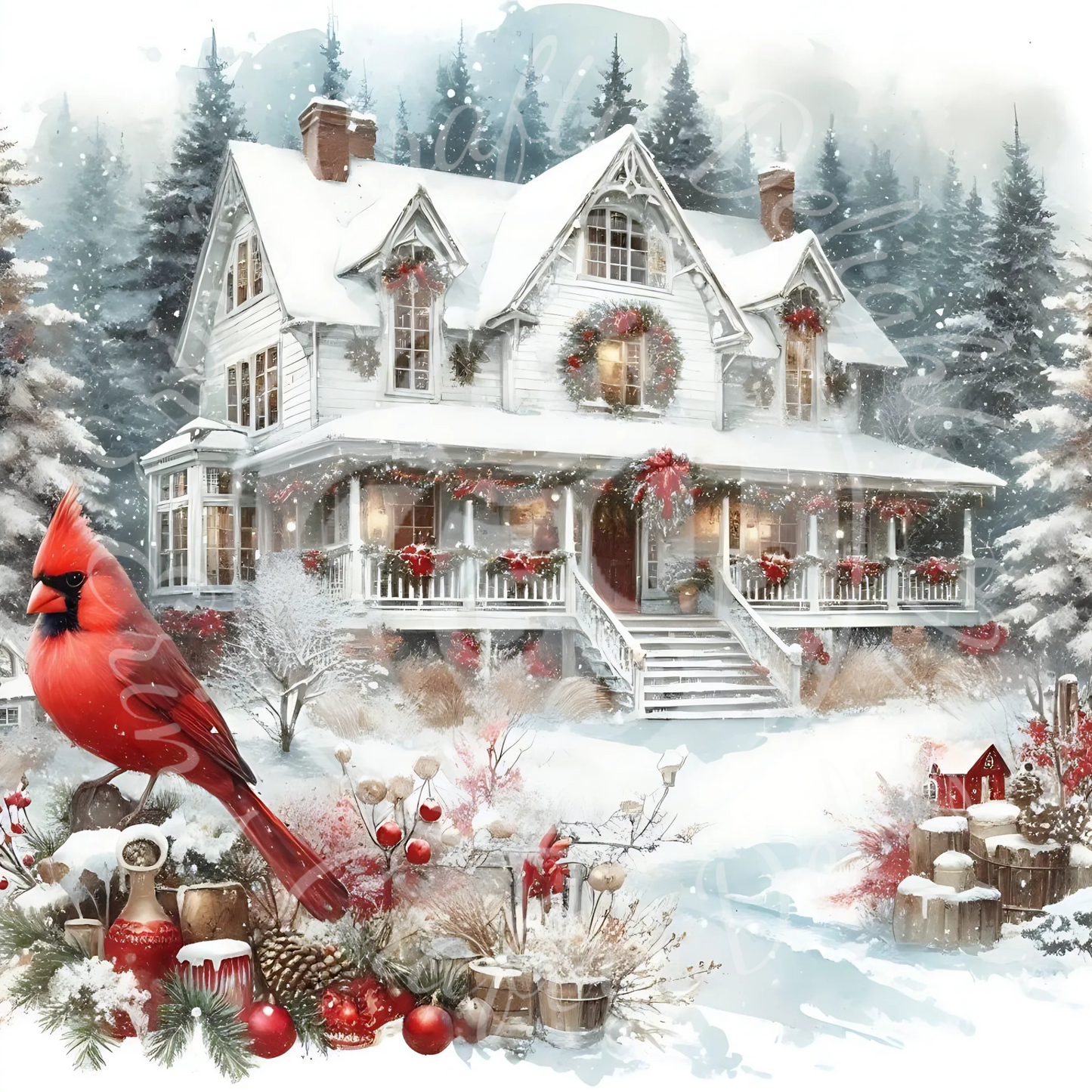 4 Christmas Farmhouse