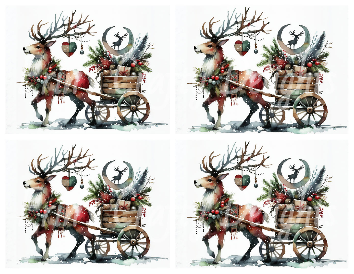 4 Winter's Touch Deer