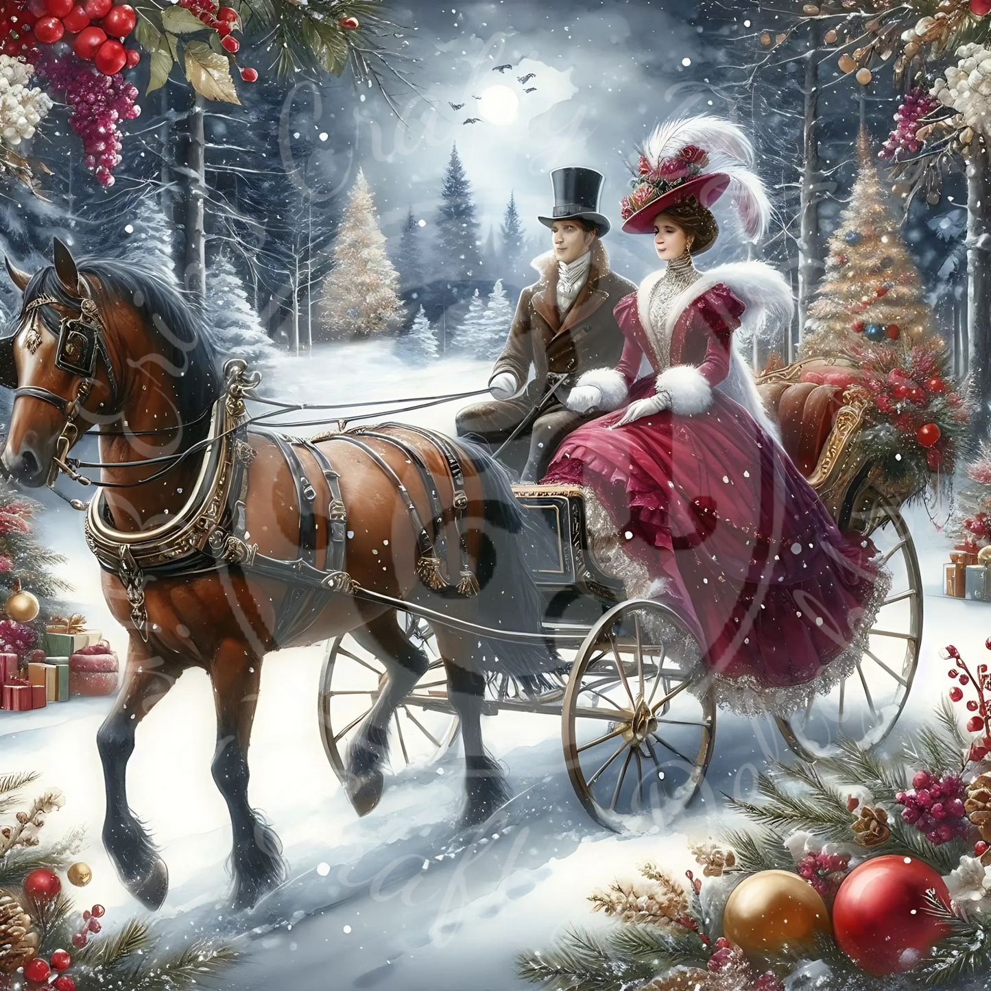 5 Christmas Carriage