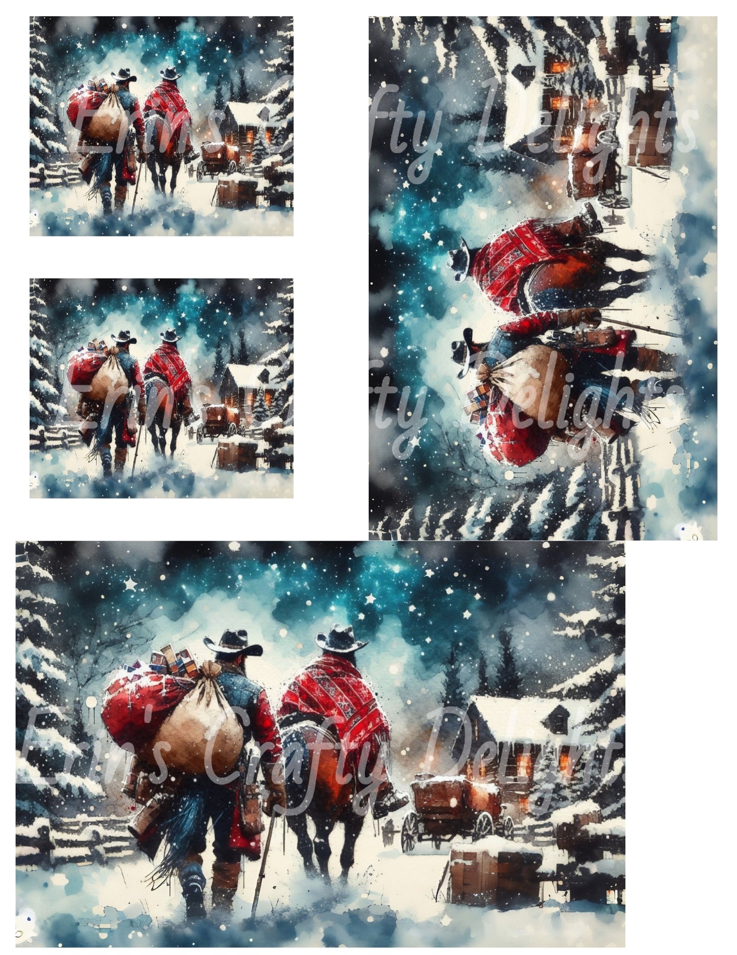 5 Cowboy Santa