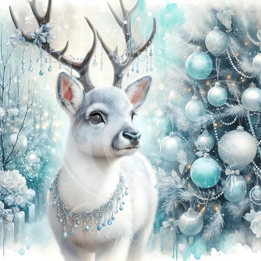 8 Christmas Fawn