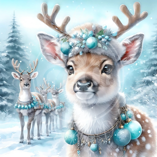 9 Christmas Fawn