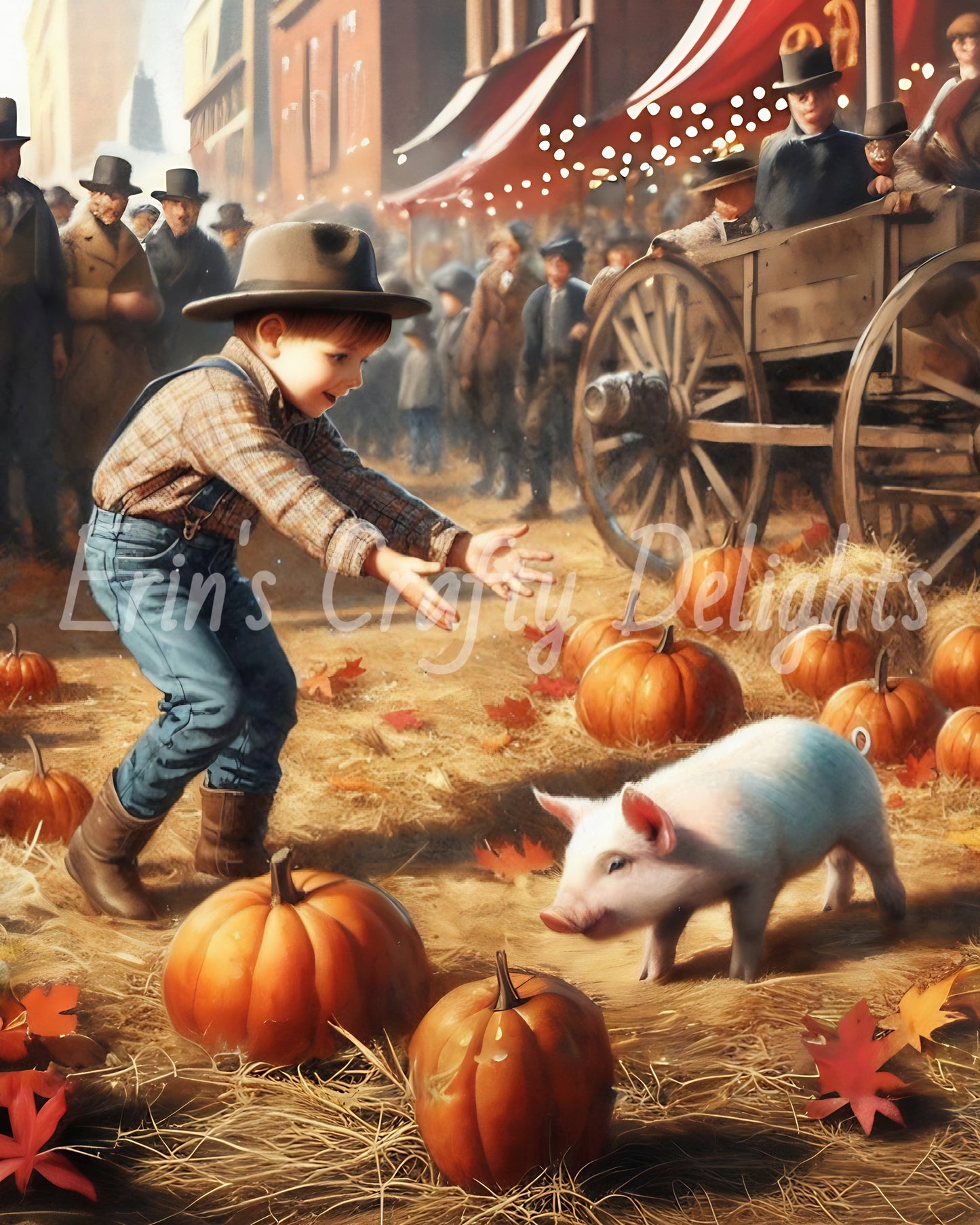 1 Greased Pig Contest