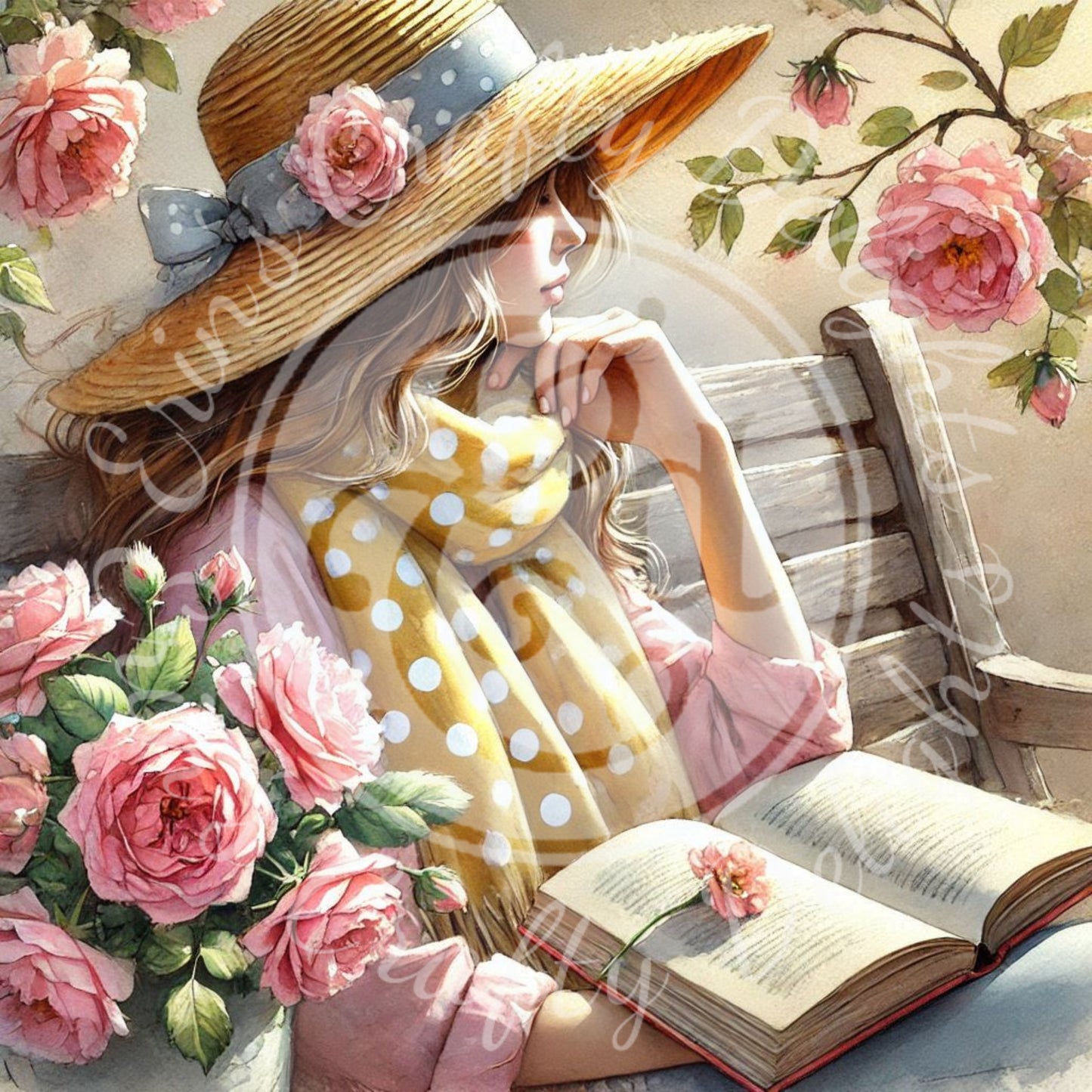 10 Spring Lady in Yellow Scarf
