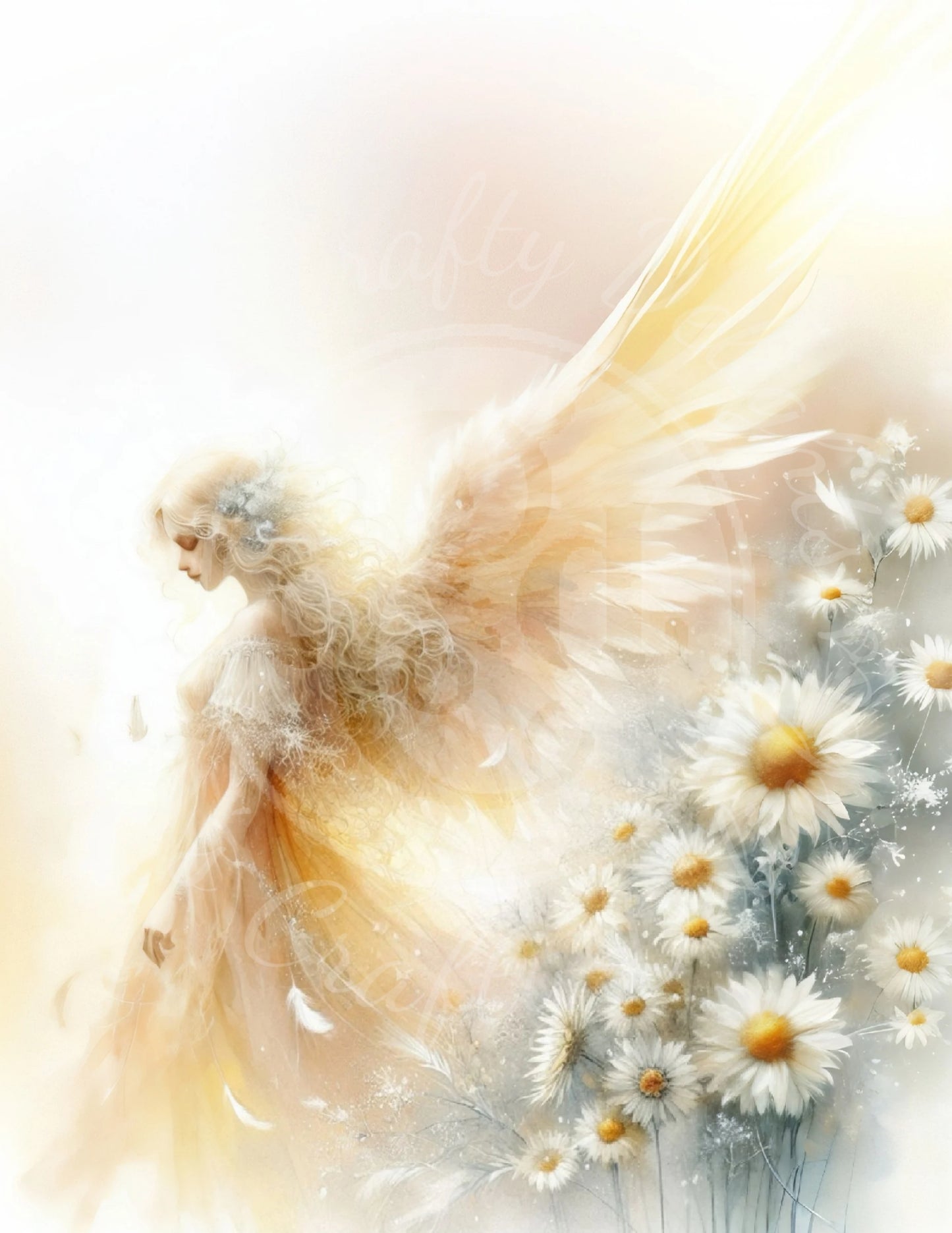 10 VMS Daisy Angel Mix Size Printable Set