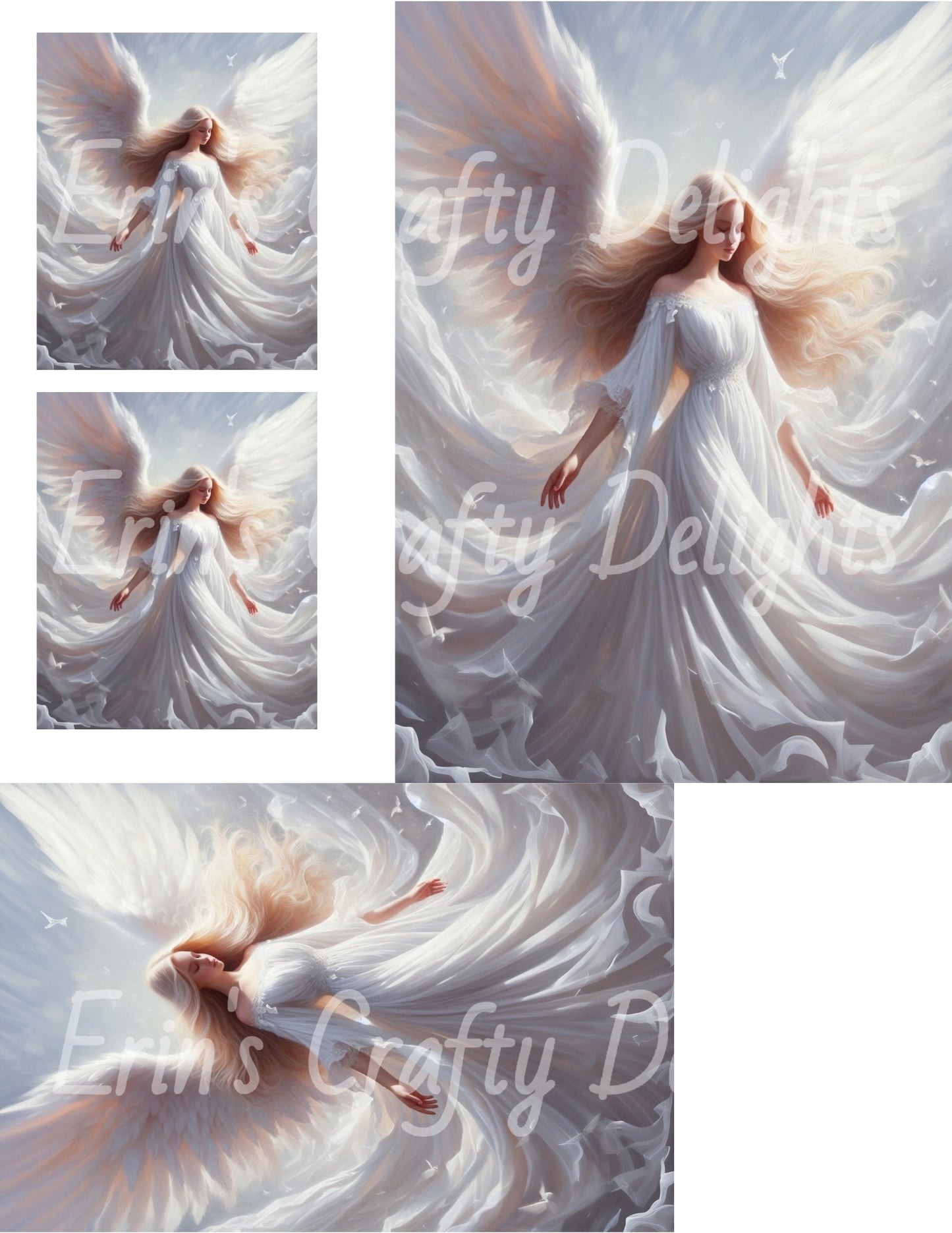 1 MS Angel Beauty Mix Size Printable Set