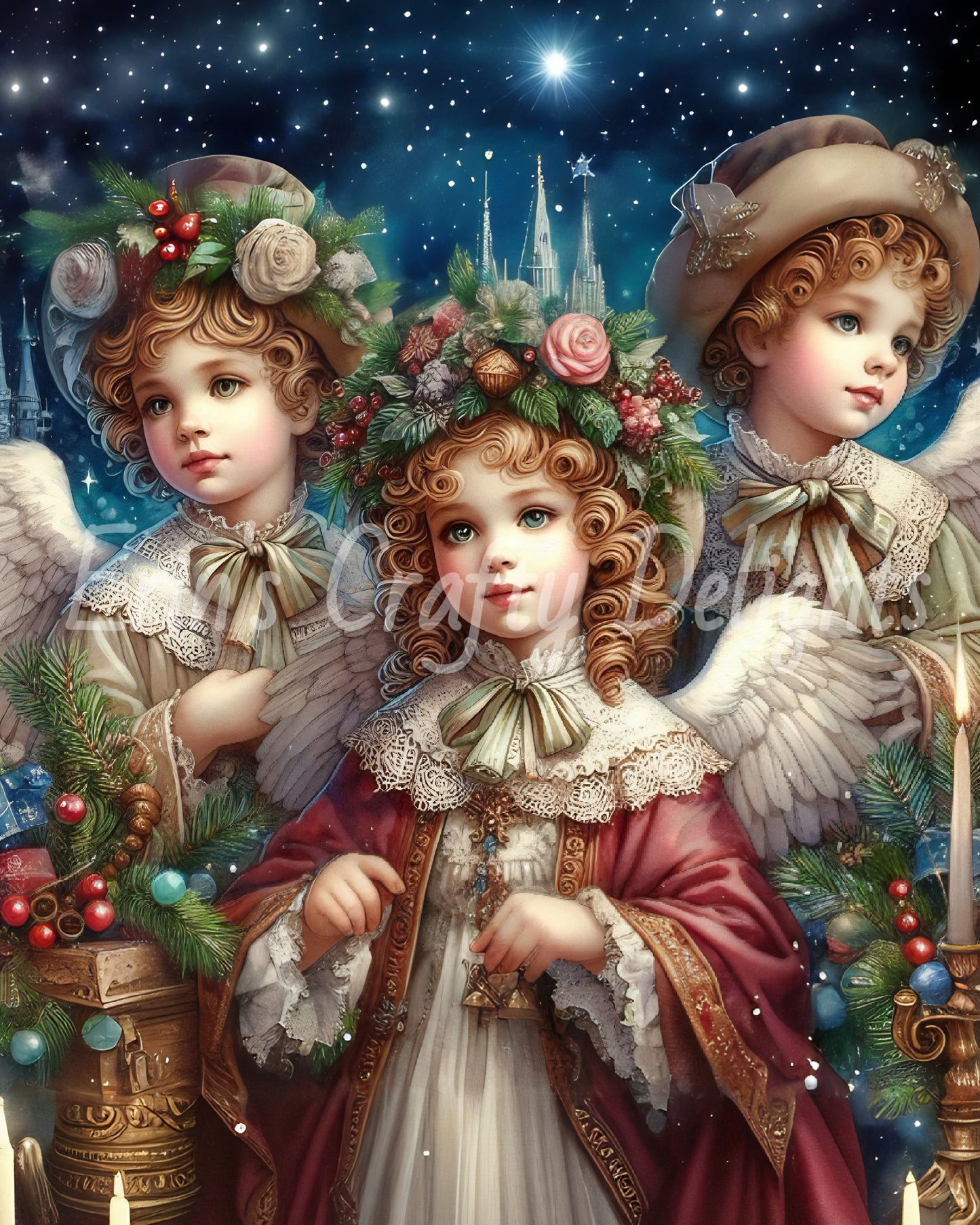 1 Victorian Angel Children