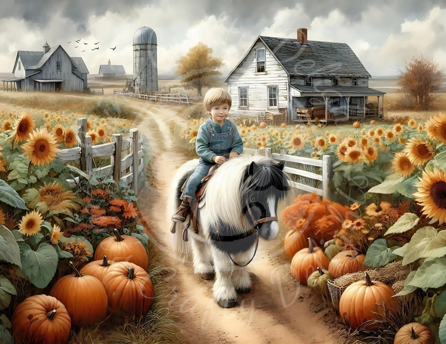 1H Fall Boy & His Pony Printable Set