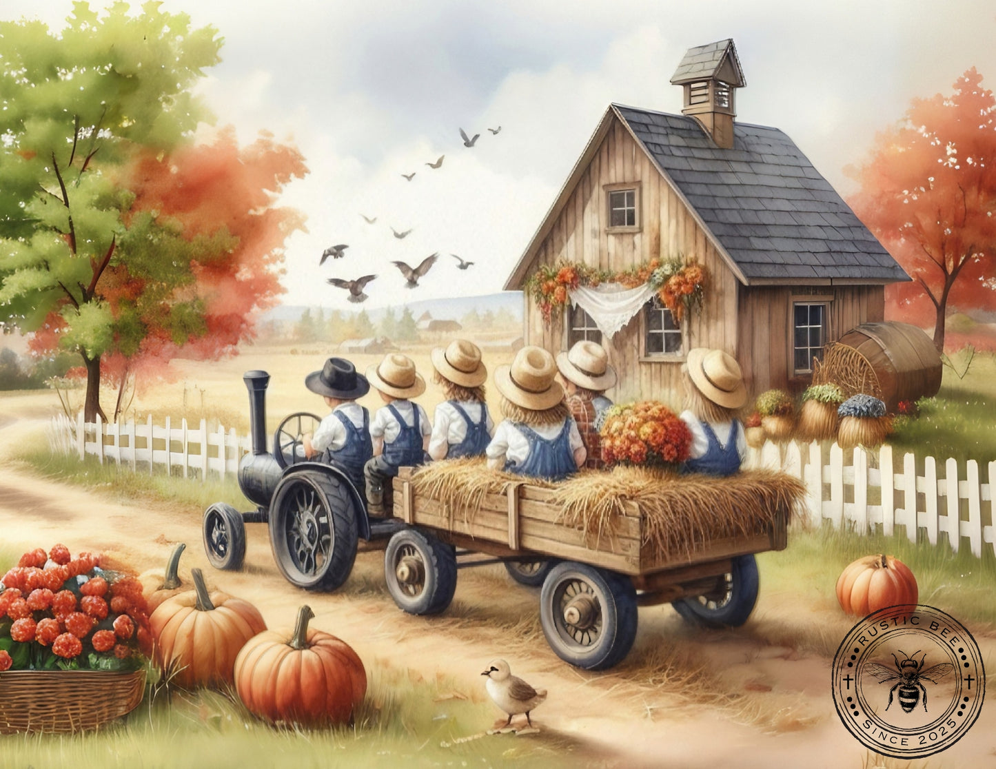 1 MS Hayride Mix Size Downloadable Printable Set