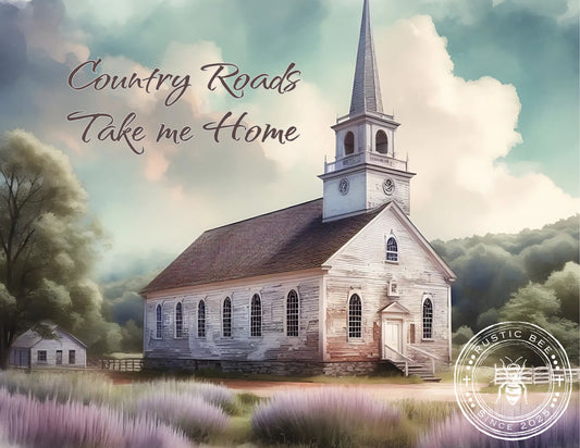 1HMS Lavender Country Roads Church Mix Size Downloadable Printable Set
