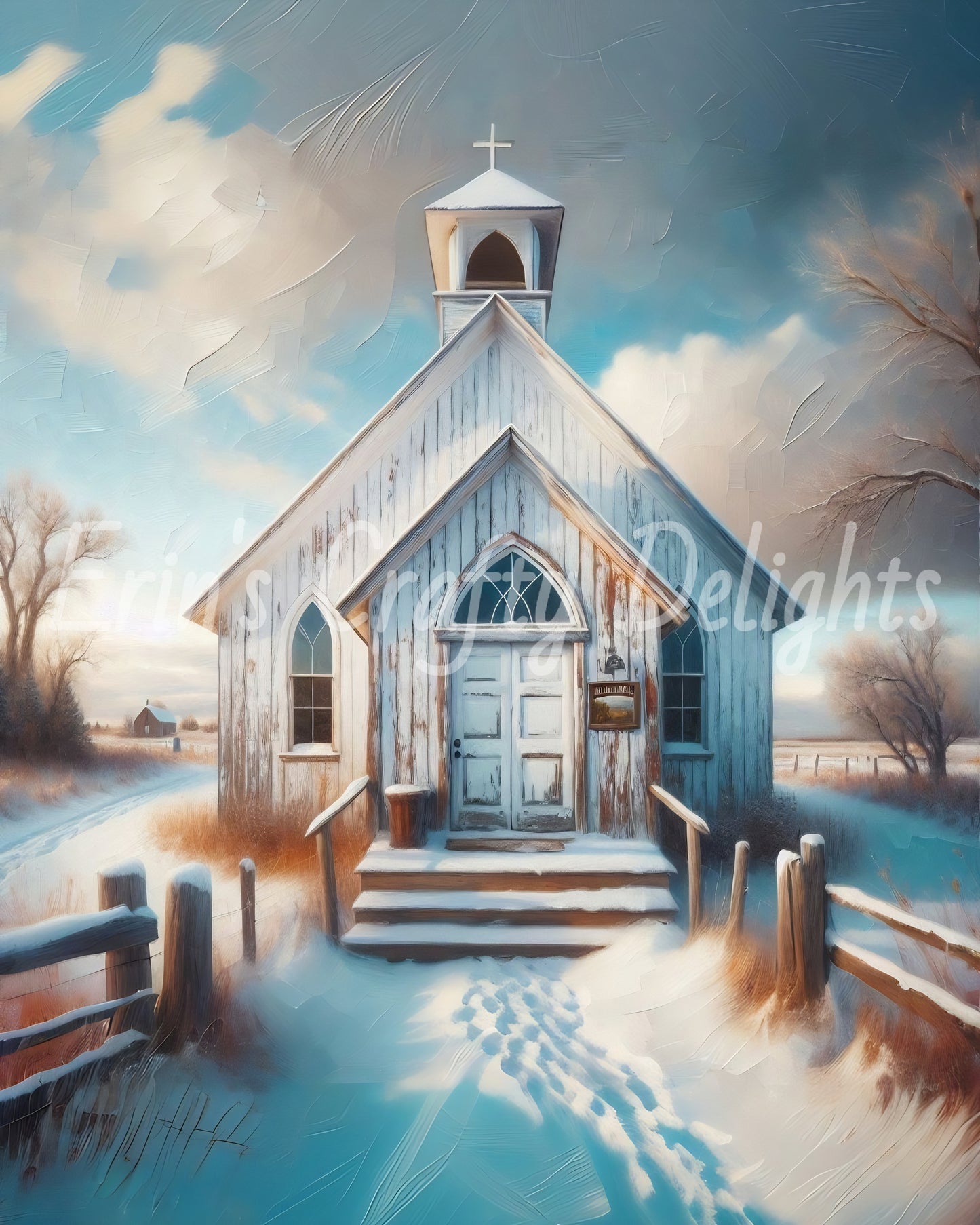 1 Prairie Church in Winter