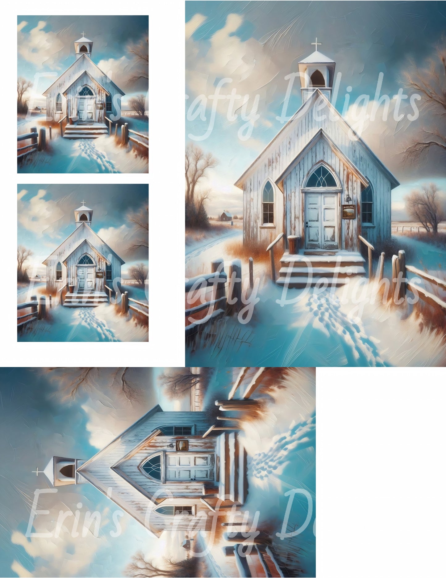 1 Prairie Church in Winter