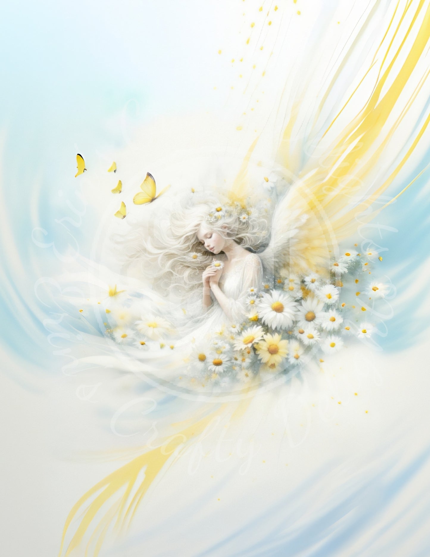 1 VMS Daisy Angel Mix Size Printable Set