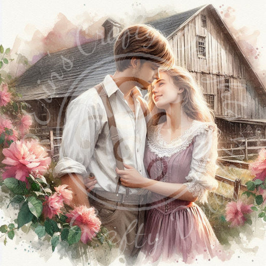 22 Farm Couple in Love