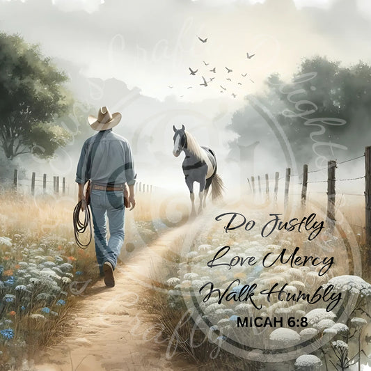 2 Sq Cowboy Micah 6:8
