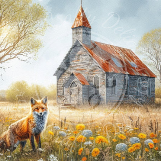 2 Spring Prairie Church and Fox