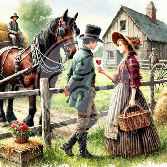 2 Farm Couple in Love
