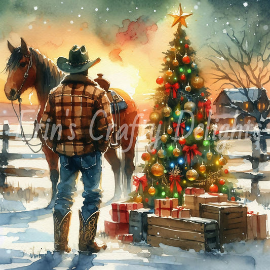 3 Christmas Cowboy