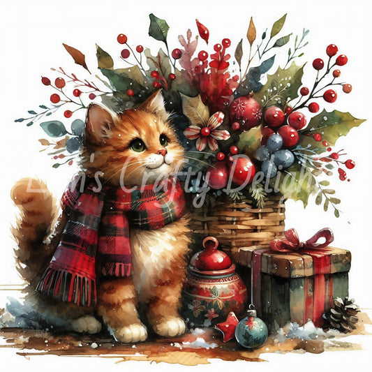 3 Cute Christmas Cat