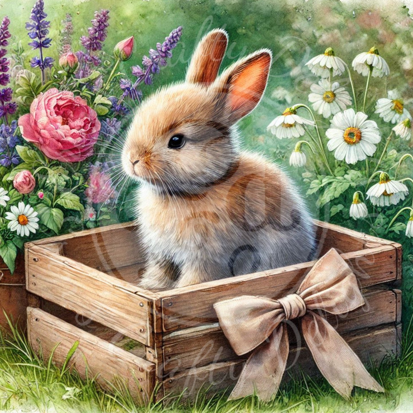 3 Bunny in a Crate