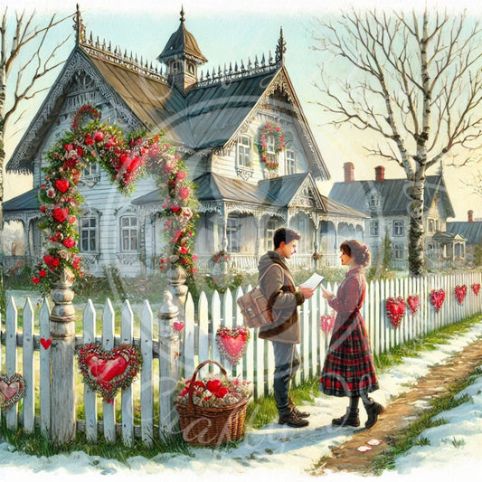 3 Couple in Love and Love Letters