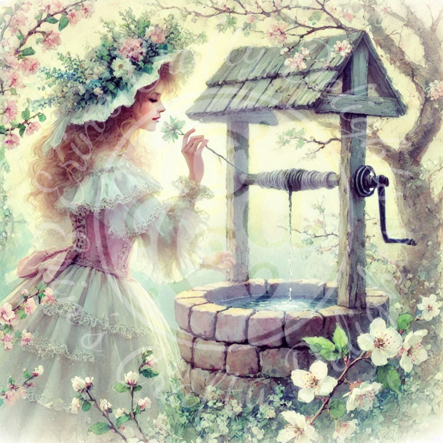 3 Woman Getting Water