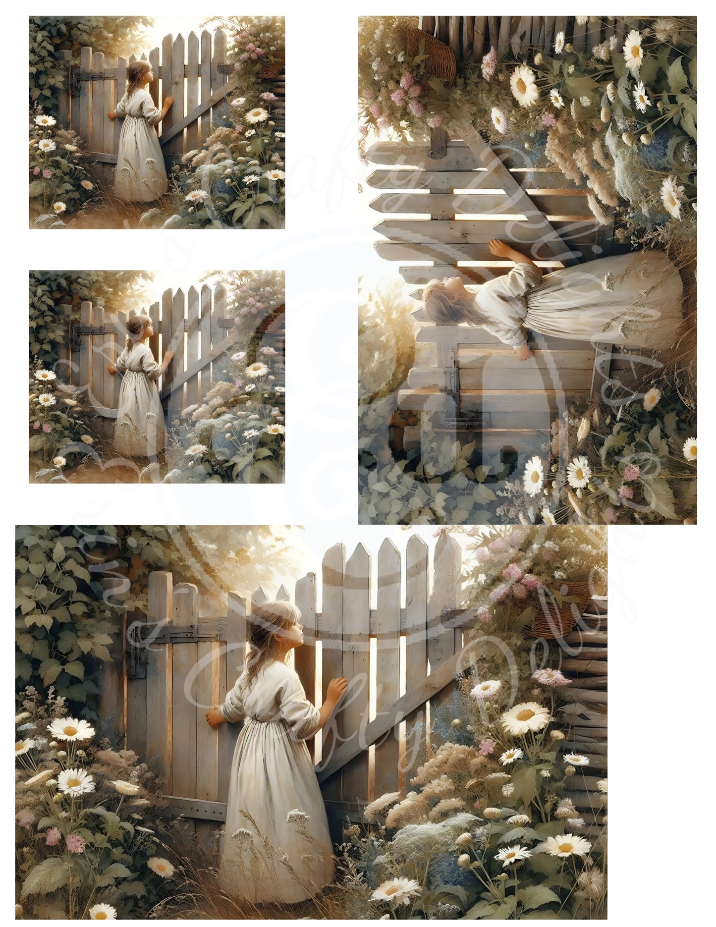 3H By the Garden Gate Printable Set