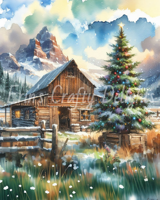 4 Cowboy Christmas Tree