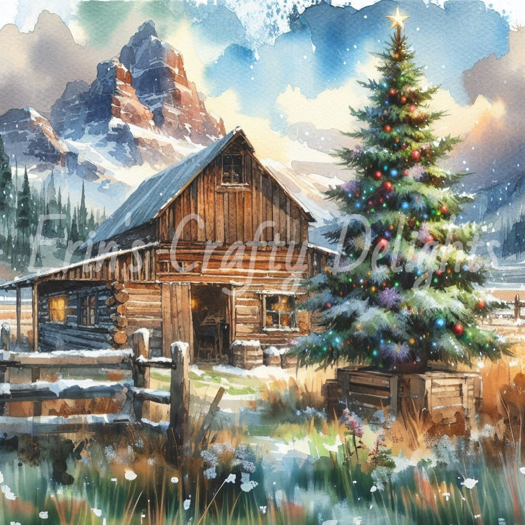 4 Cowboy Christmas Tree