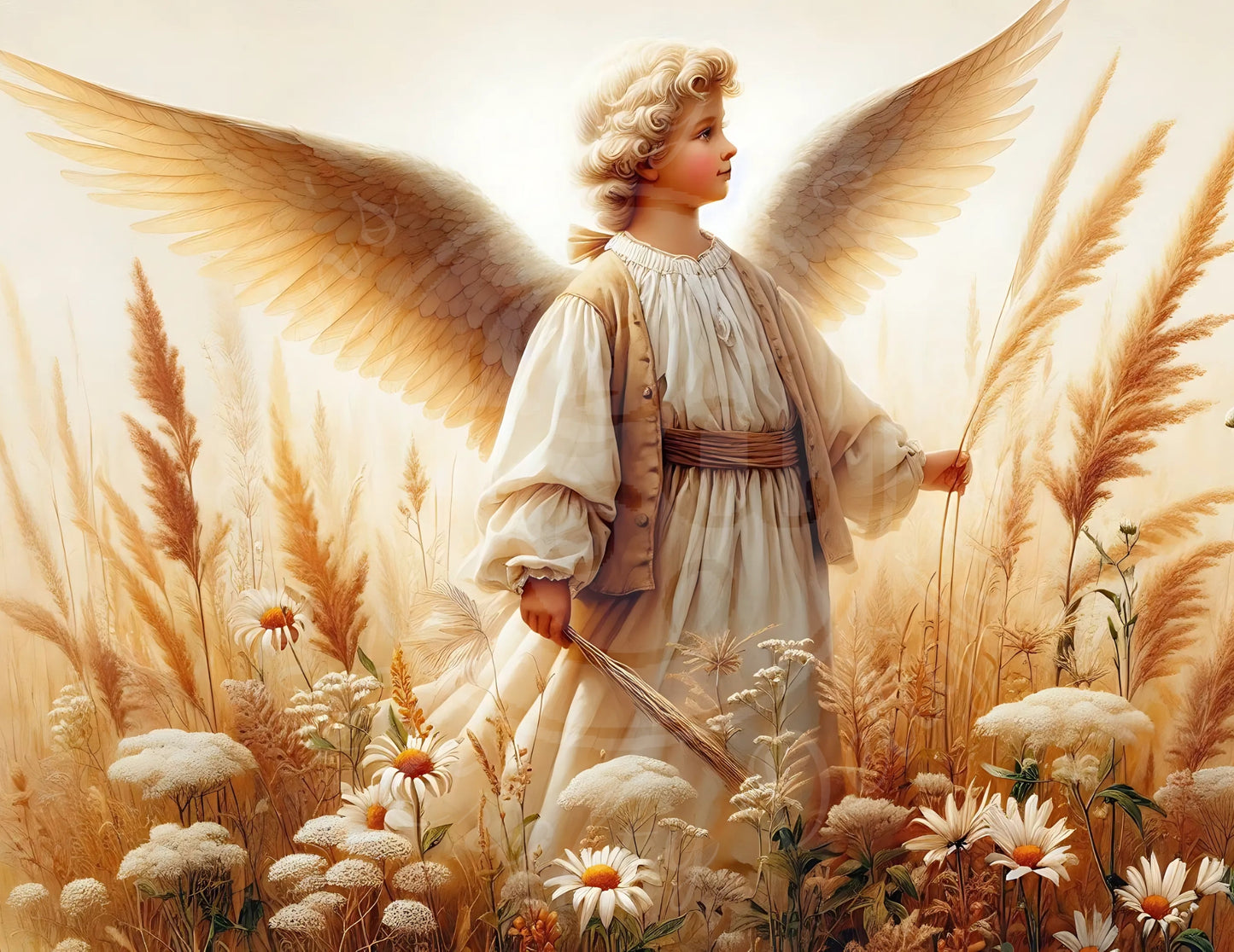 4 HMS Fall Angel Child Mix Size Printable Set