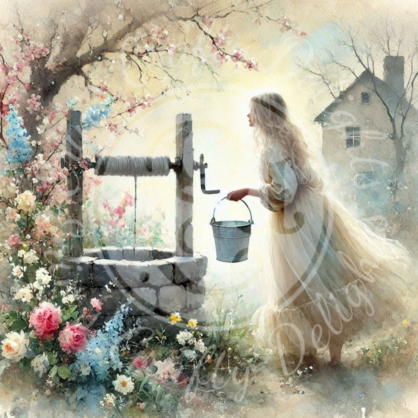 4 Woman Getting Water