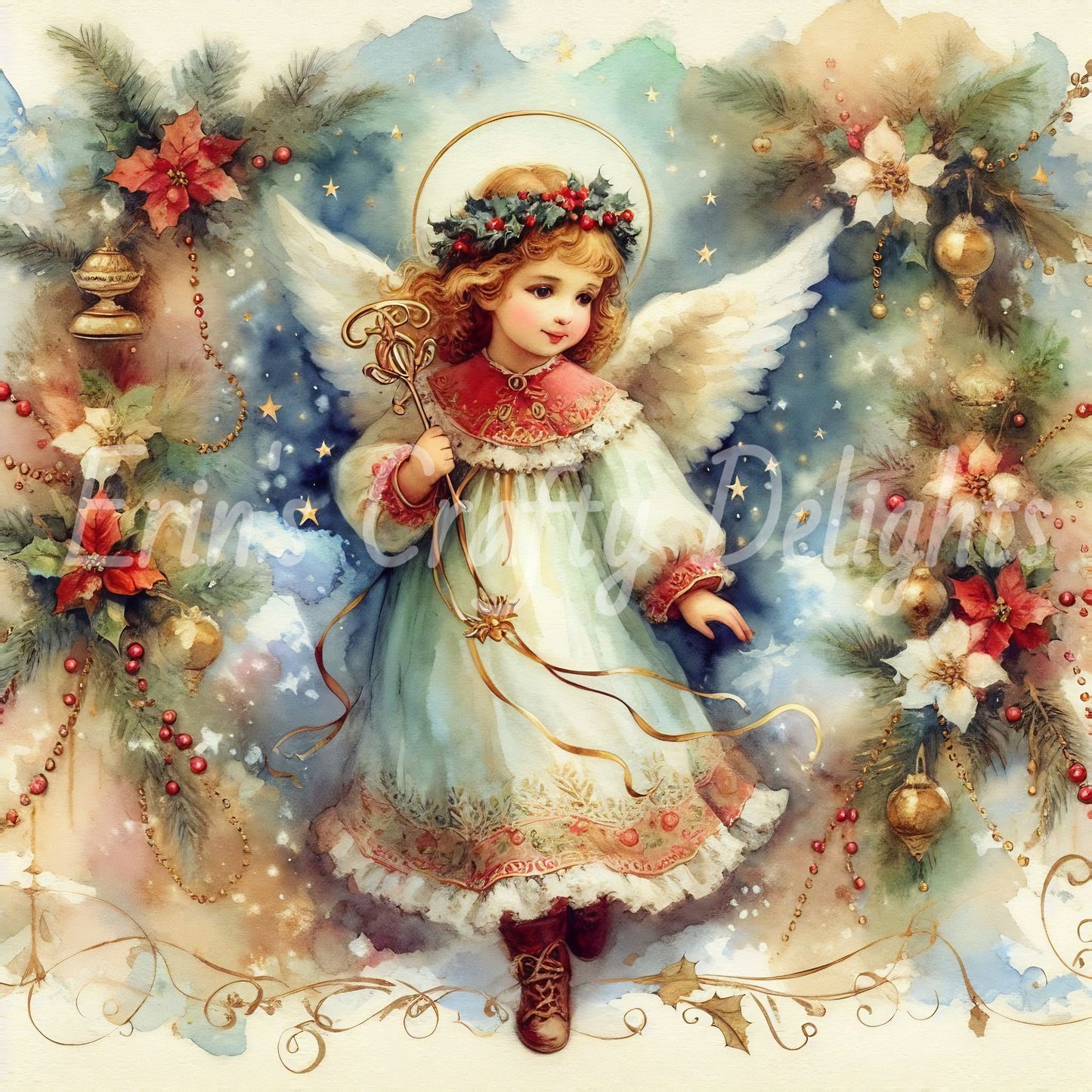 16 Victorian Angel Child