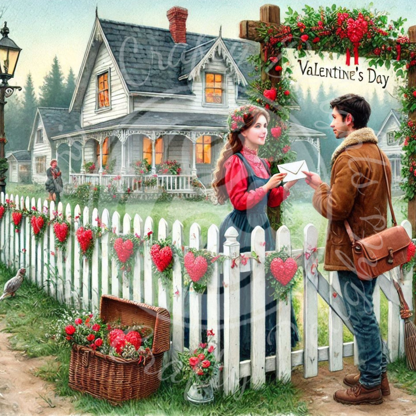 6 Couple in Love and Love Letters