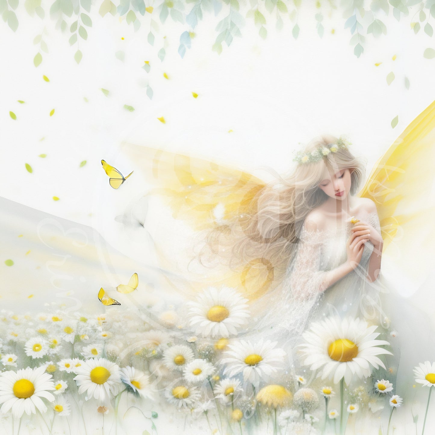7 VMS Daisy Angel Mix Size Printable Set