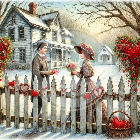 9 Couple in Love and Love Letters