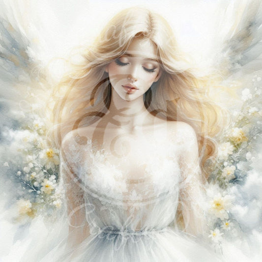 9 VMS Daisy Angel Mix Size Printable Set