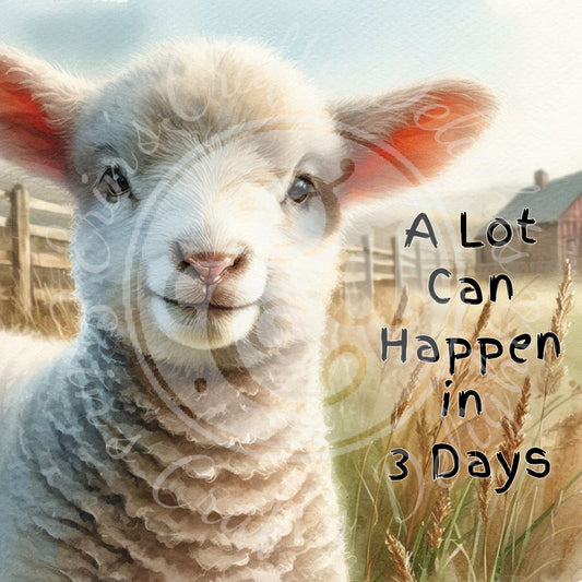 A Lot Can Happen in 3 Days 8x8