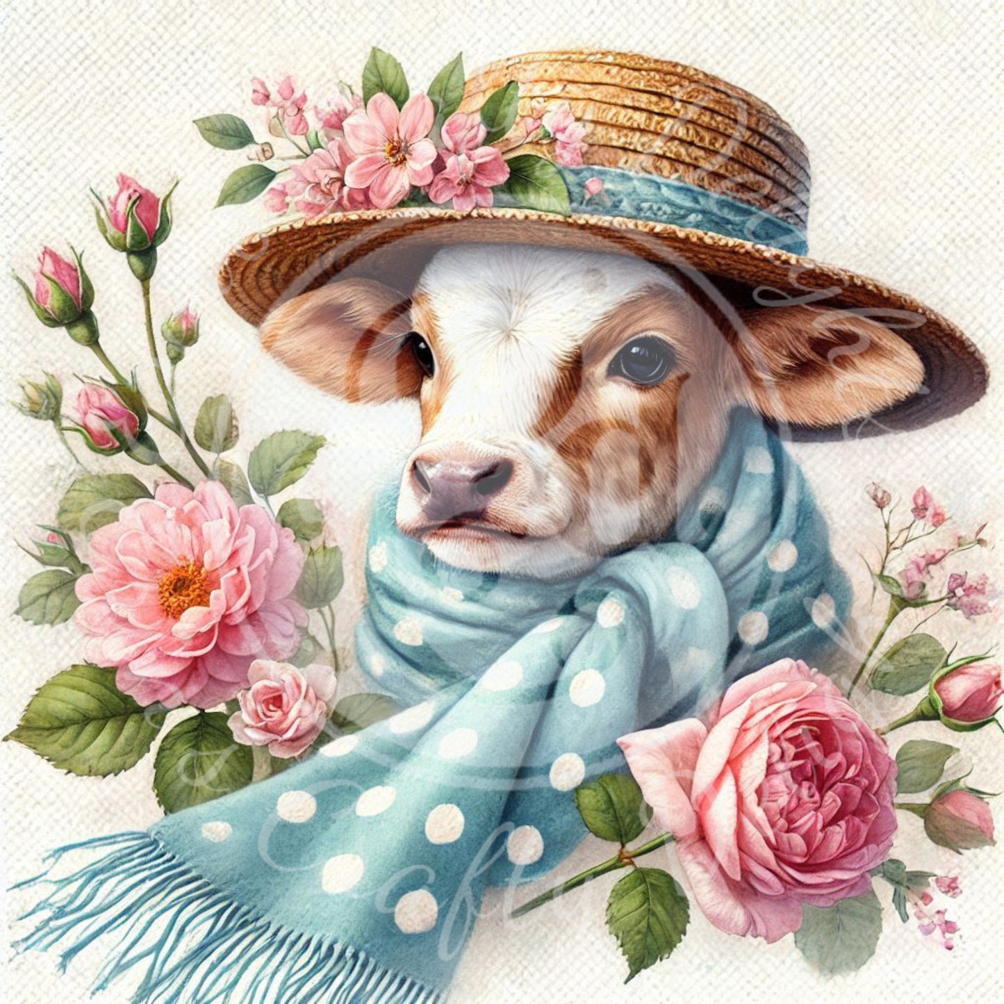 Udderly Fabulous! Brown Cow Printable Set