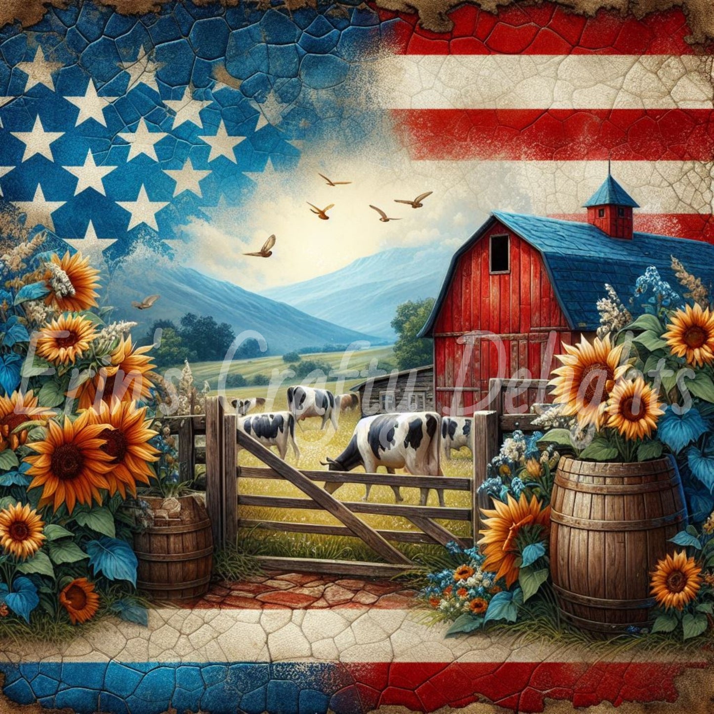 American Cows Set 2