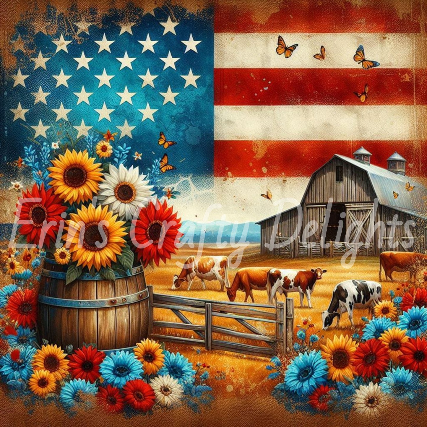 American Cows Set 1