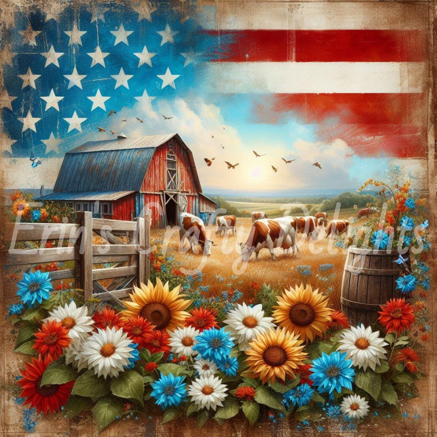 American Cows Set 1