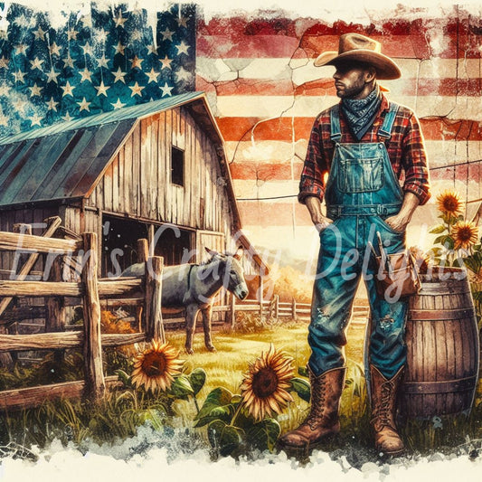 Farmer and Donkey 2