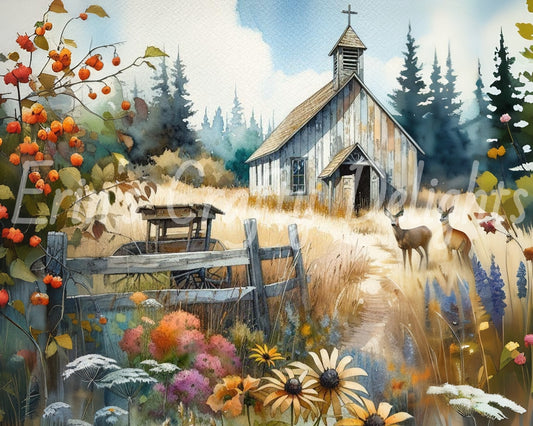 Abandoned Summer Church 8