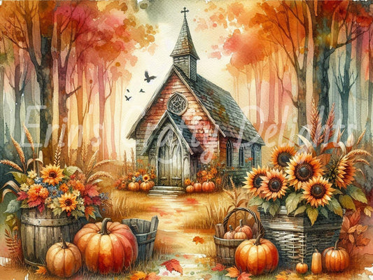 Autumn Church 5