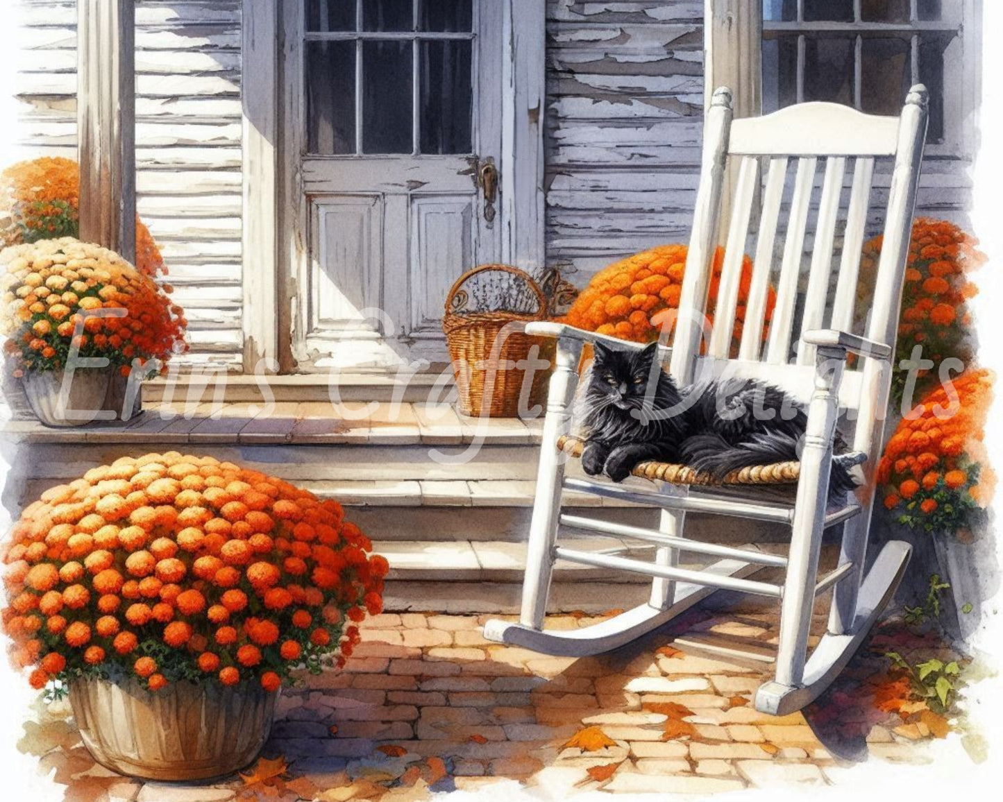 Autumn Farmhouse Front Door 1