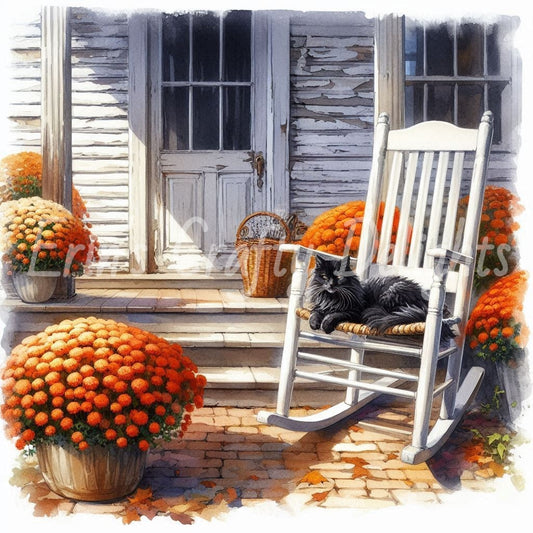Autumn Farmhouse Front Door 1