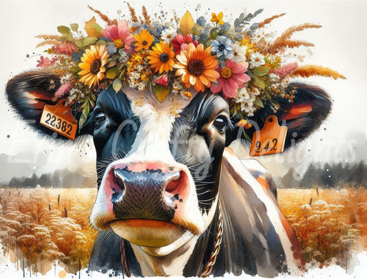 Autumn Holstein Cow 1