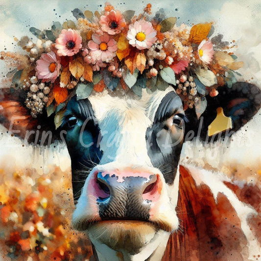 Autumn Holstein Cow 2