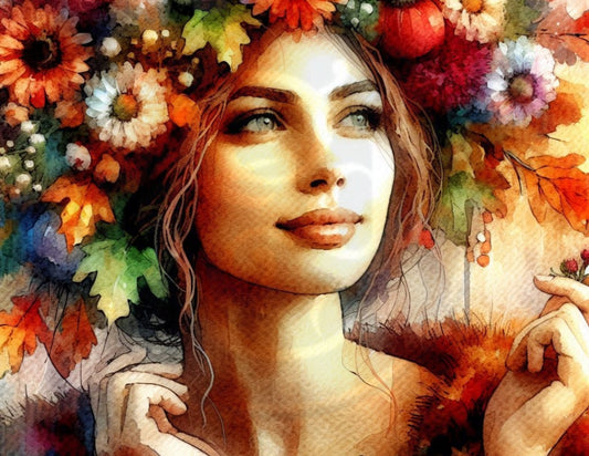Autumn Woman Portrait 9