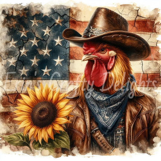 Cowboy Roosters Set 1